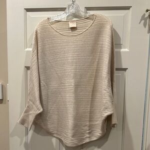 Kerisma Cream Ribbed Knit Top